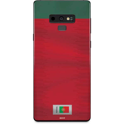Portugal Soccer Flag Galaxy Note 9 Skin